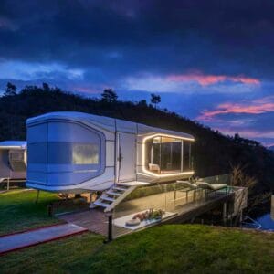 prefab capsule house