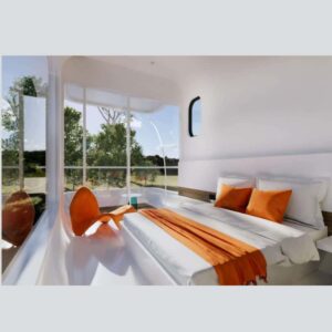 customized capsule tiny house