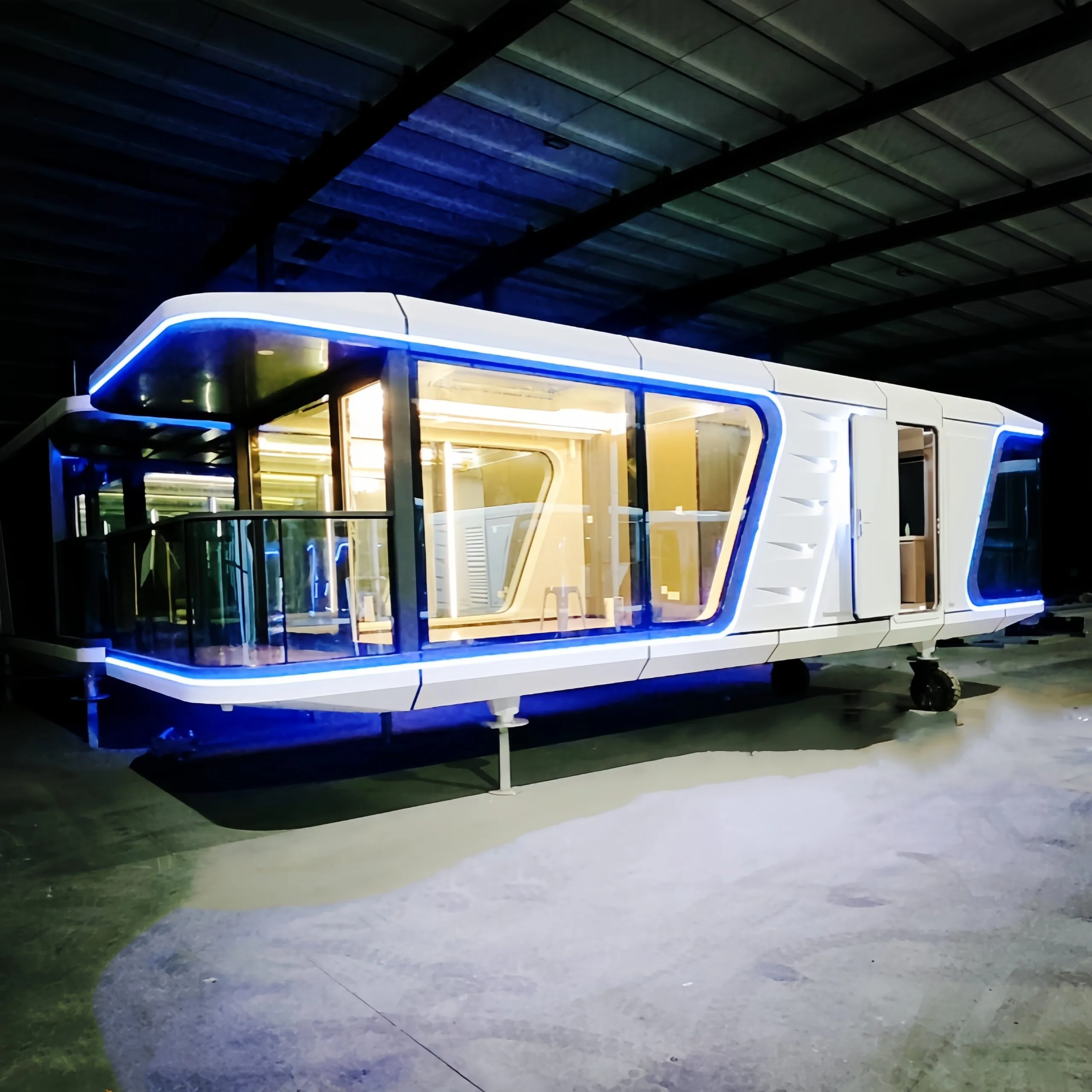 Casa cápsula espacial personalizada