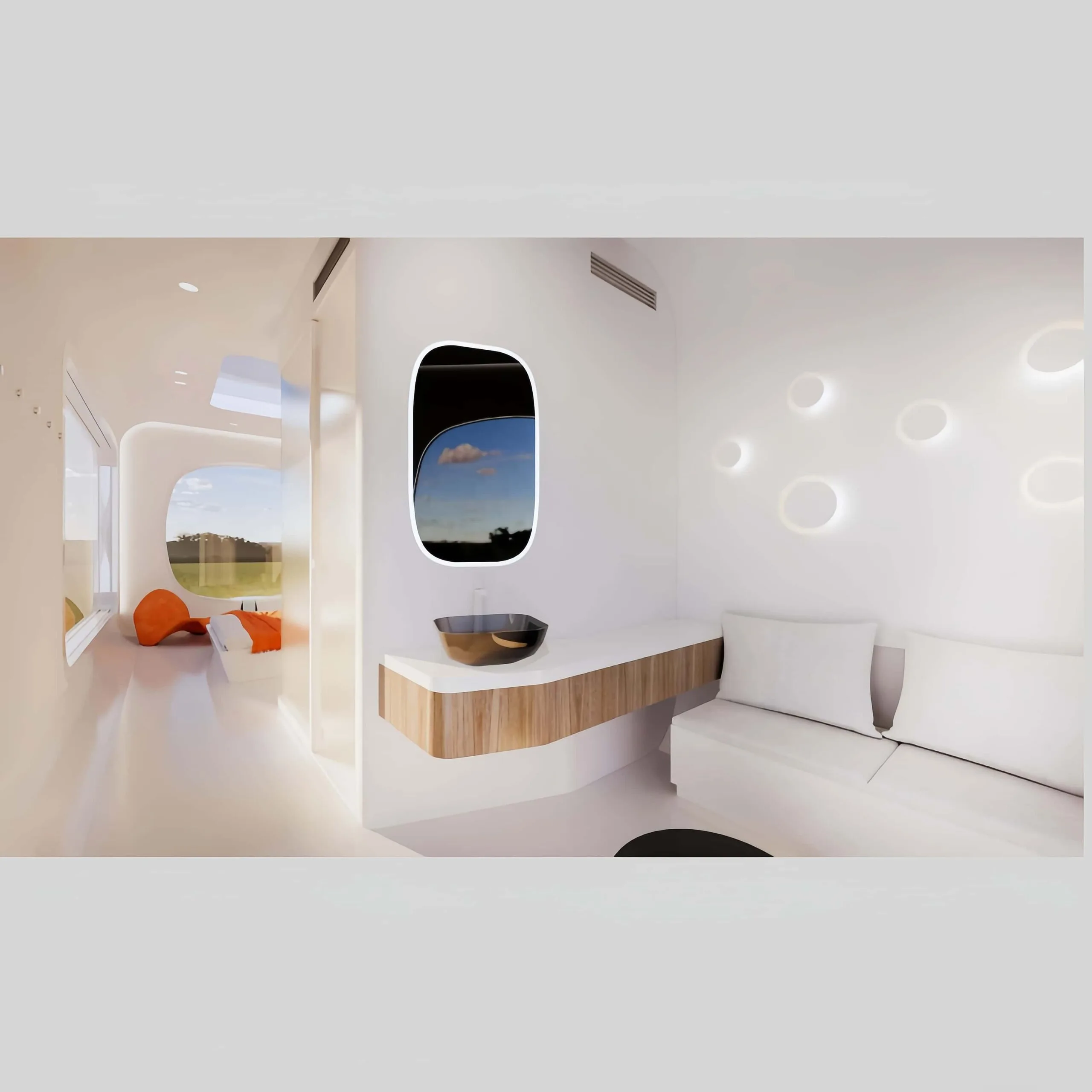 casa capsula spaziale personalizzata