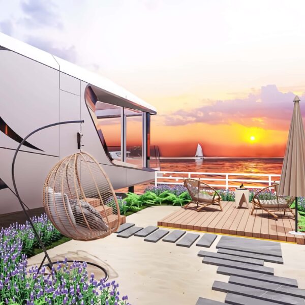 customized space capsule house