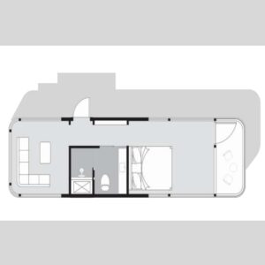 tiny space capsule house
