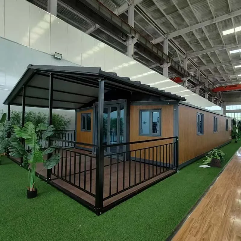 Casa container pieghevole ed espandibile da 40 piedi