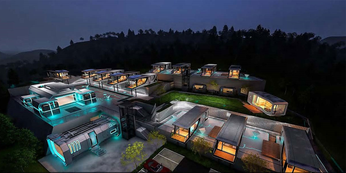 Capsule Tiny House for Resort