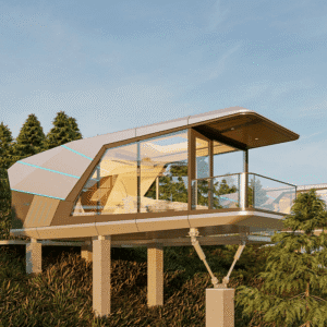 customized space capsule house EX7-36.8㎡