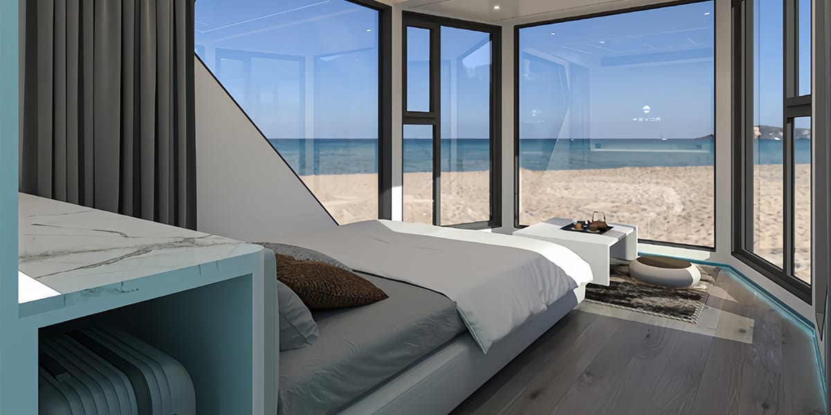 Apple Cabin Inside Comfortable