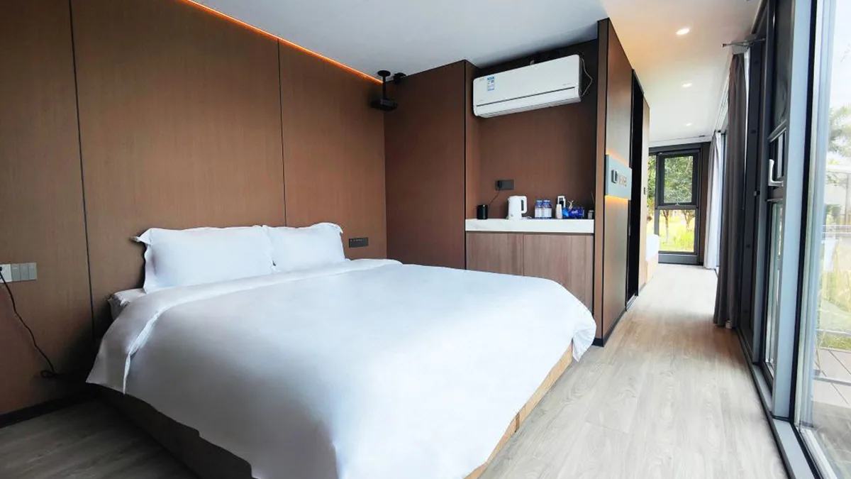 Fertigkapselhaus als Gästehaus