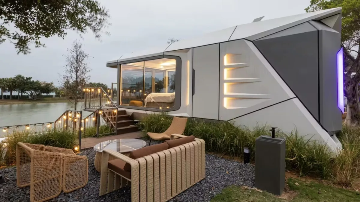 Fertigkapselhaus für Camping und Glamping