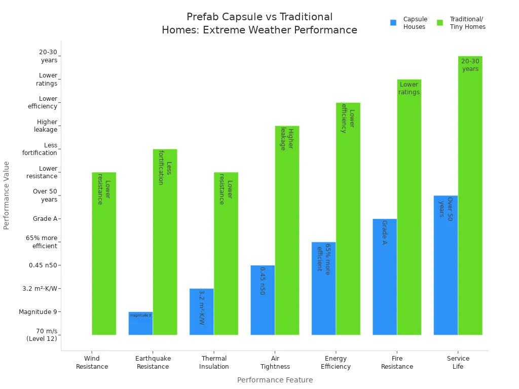 Prefab Capsule House vs Traditional homes