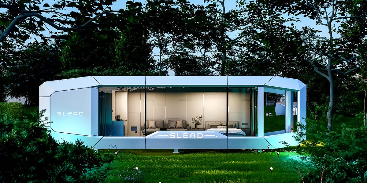 prefab capsule house customized