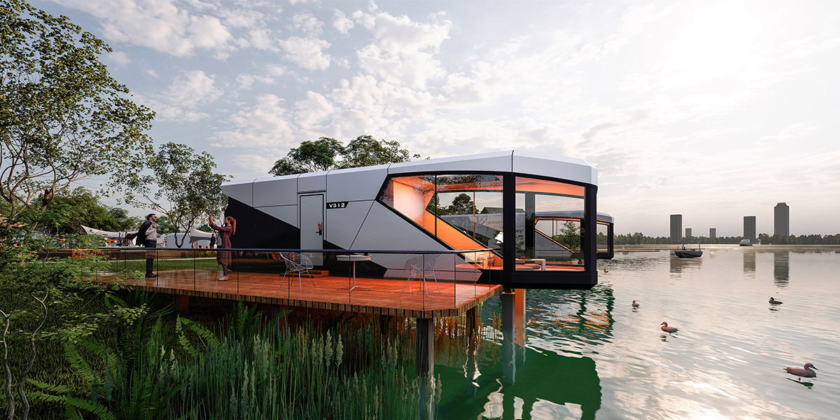 prefab capsule house for sale