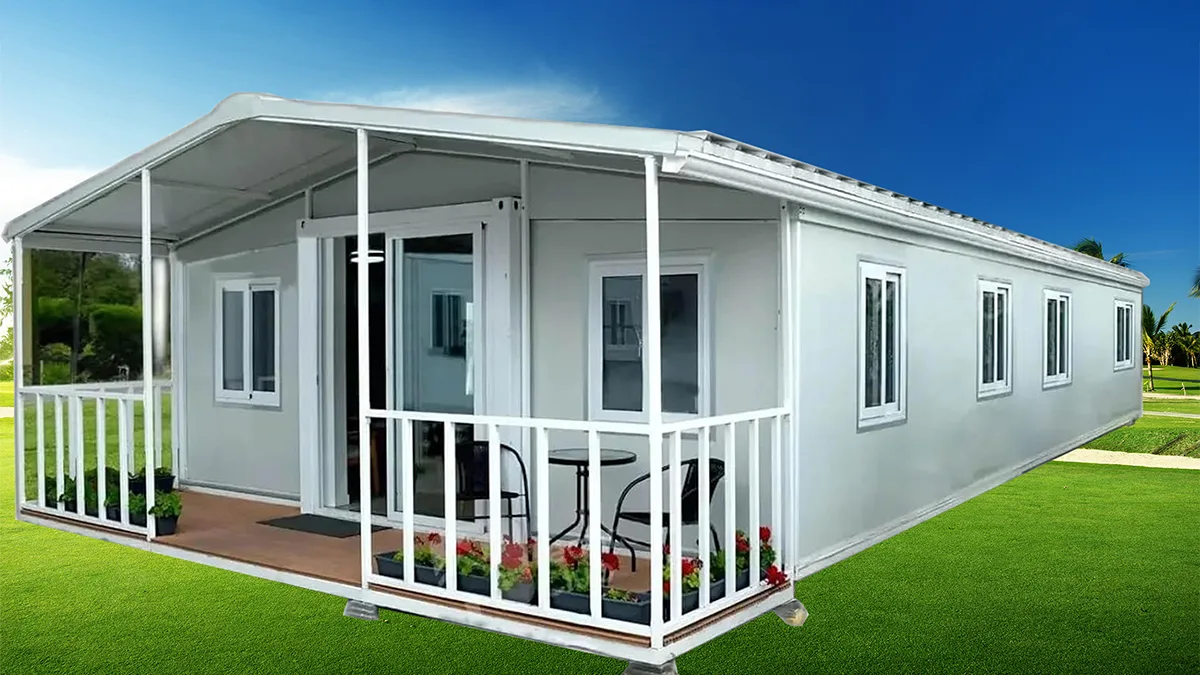 Casa container espandibile da 40 piedi negli Stati Uniti