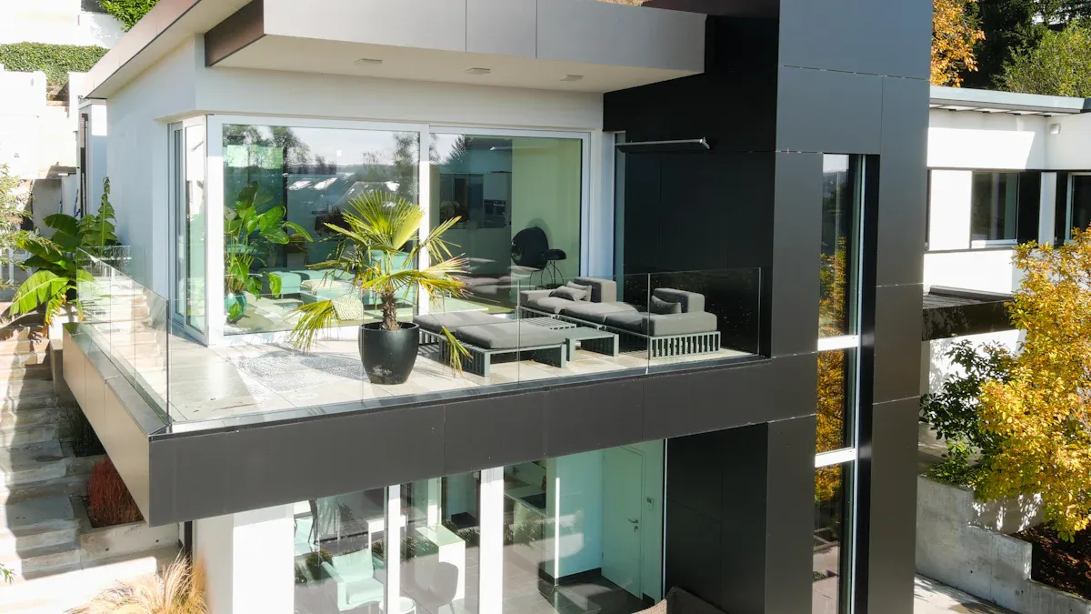 Modern Glass Pavilion