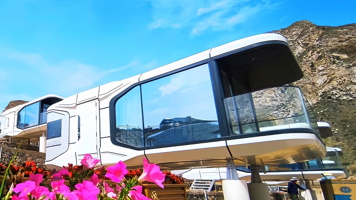 Glass Modular House Designs