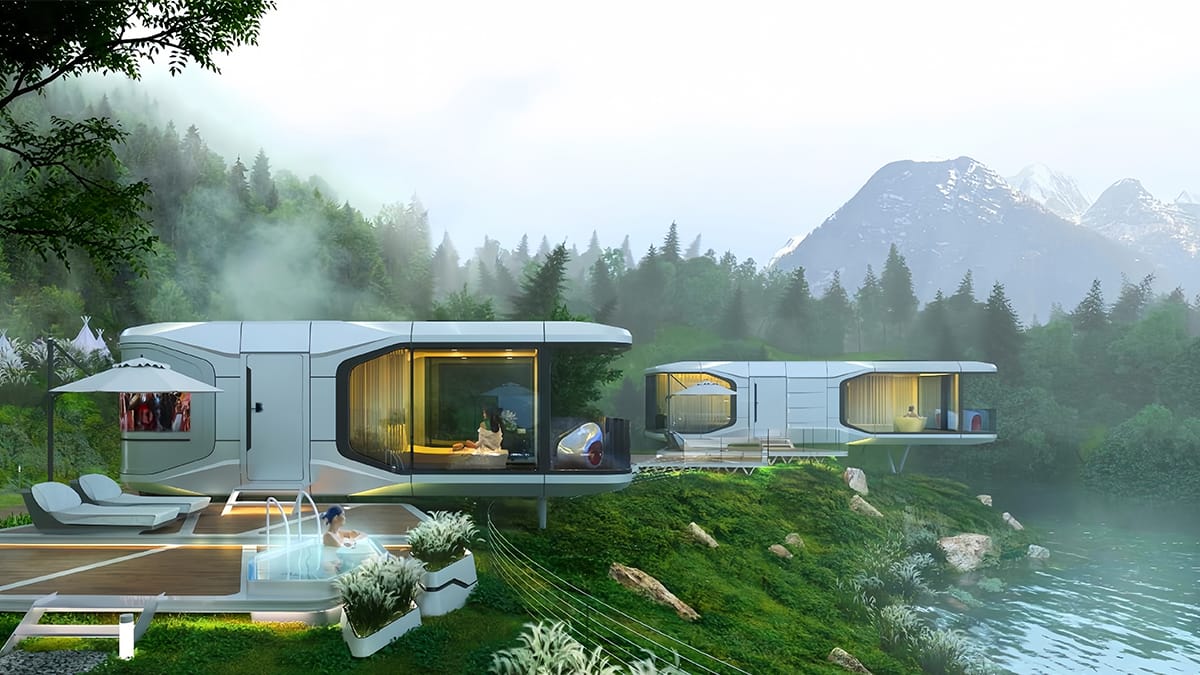 Off-Grid Capsule Homes
