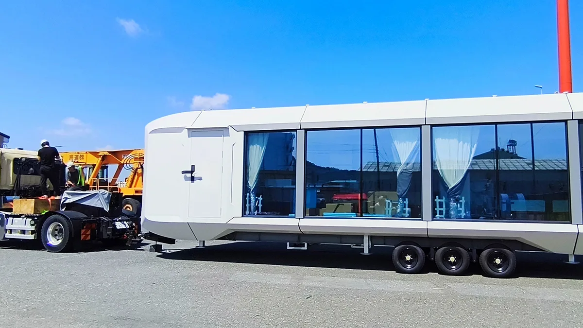 Casa capsula portatile