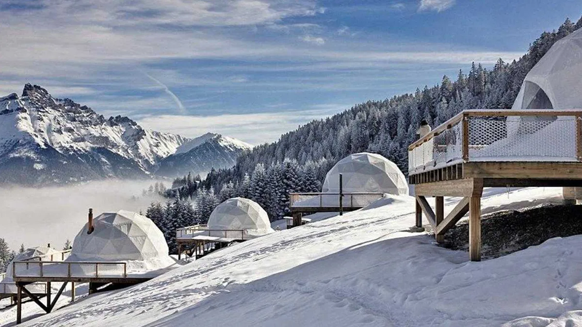 Capsules igloo de neige