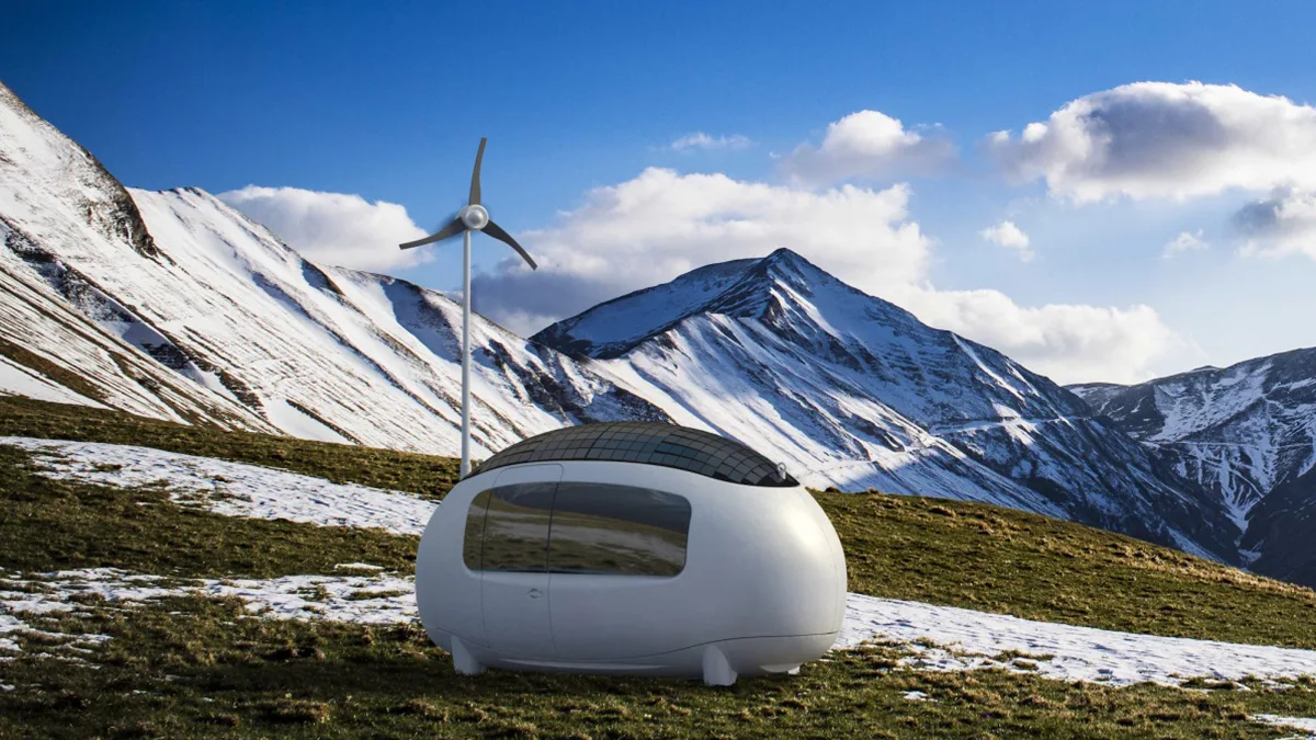 Capsule solaire écologique
