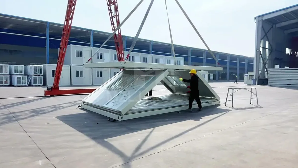 Perfiles de fabricantes de casas contenedor plegables