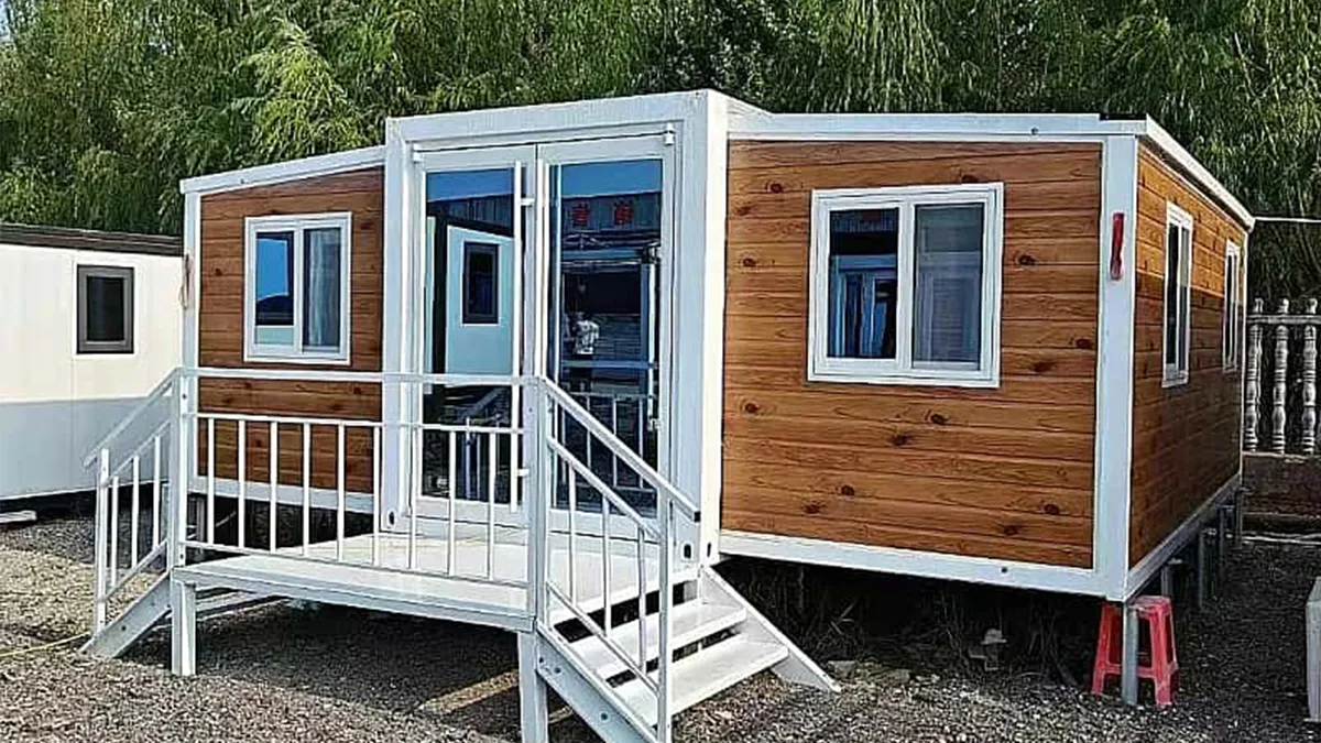 Casa container pieghevole