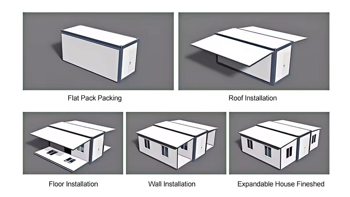 Expandable Container Houses Installations