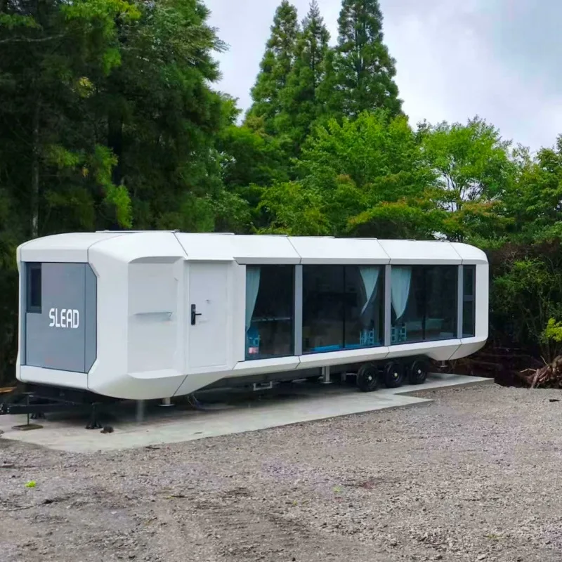 капсульный дом с колесом