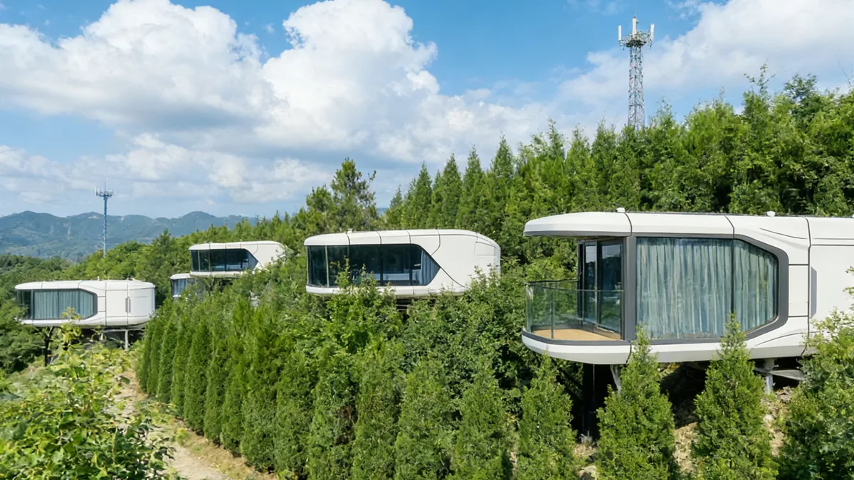 Modèles de maisons capsules