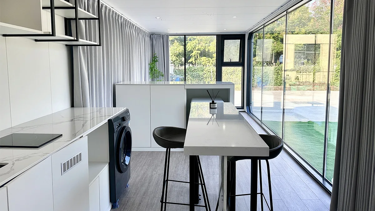 Gästeerlebnis im Capsule House