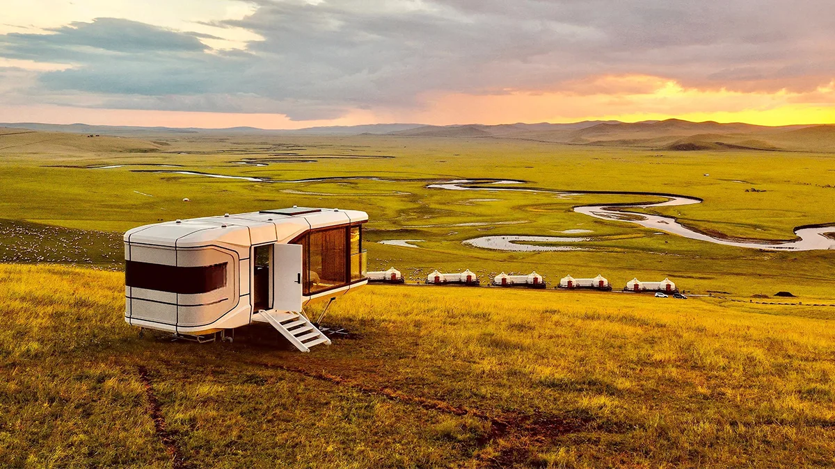 Capsule House utilizzate in luoghi turistici