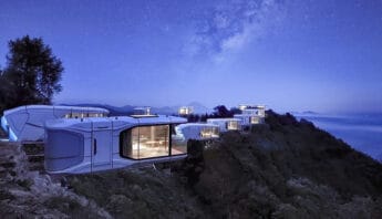 glamping resort capsule houses