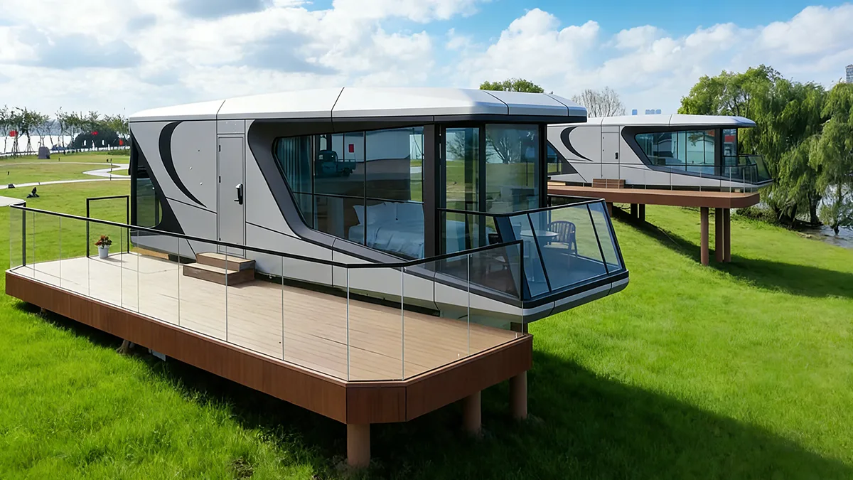 Maisons capsules préfabriquées de qualité supérieure