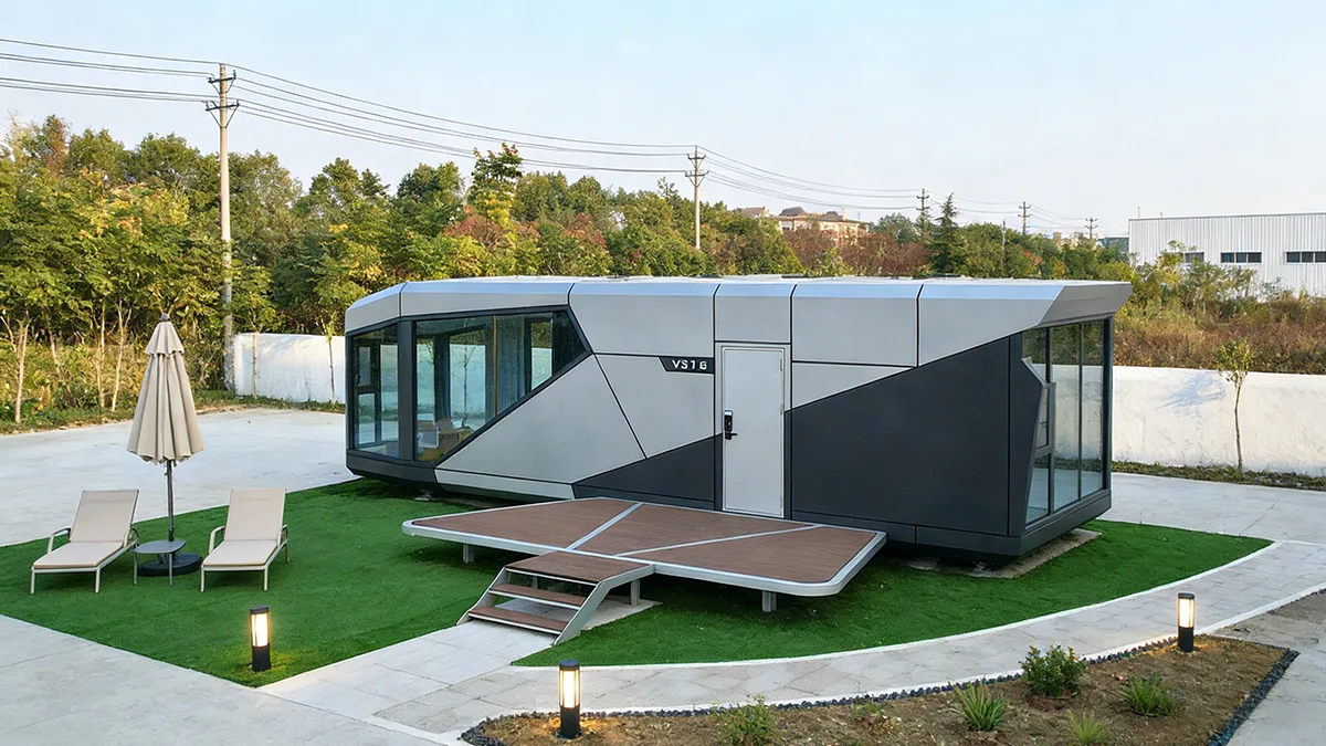 Rendimiento y durabilidad de las casas modulares tipo cápsula.