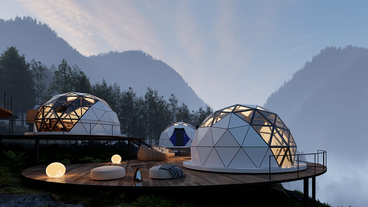 Capsule Castle Dome House