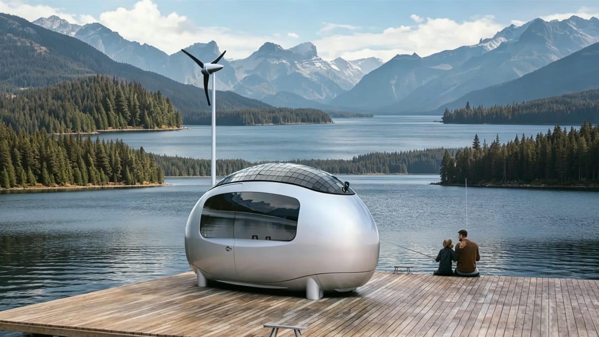 SolarShell Mini Capsule House